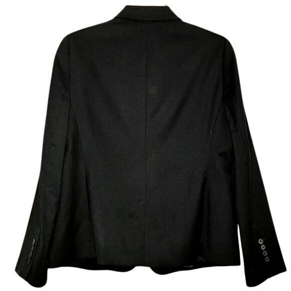 Talbots Three Button Blazer in Dark Black Women’s 10P - Picture 3 of 5